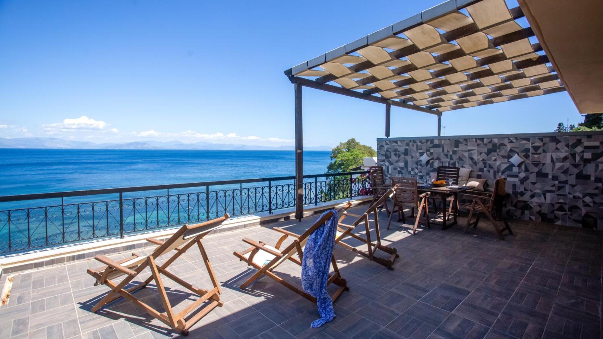 Ionian Kaizer Boutique Apartment Achilleion Bagian luar foto